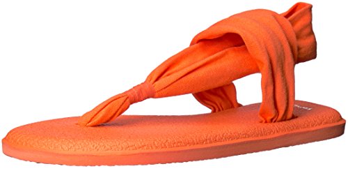 sanuk Damen Yoga Sling#2 Spectrum Zehentrenner, Orange (Nasturtium), 39 EU von Sanuk