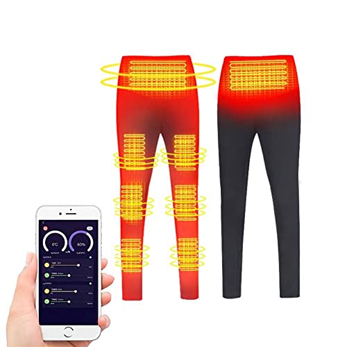 Heizhose für Herren Wiederaufladbare Elektrisch Beheizte Hose für Winter Wärmende Beheizbare Thermounterwäsche Hose mit APP-Steuerung Heizung 3 Temperatur für Indoor Outdoor Motorrad Ski Jagd,3XL Heizhose für Herren Wiederaufladbare Elektrisch Beheizte Hose für Winter Wärmende Beheizbare Thermounterwäsche Hose mit APP-Steuerung Heizung 3 Temperatur für Indoor Outdoor Motorrad Ski Jagd,3XL von scosao