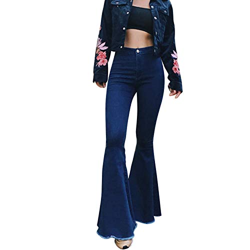 semen Bootcut Jeans Hosen für Damen 70er Weite Schlaghose Casual Lange Mode Hose Retro Stil Denim Hose mit Hohem Bund Stretch Skinny Hosen semen Bootcut Jeans Hosen für Damen 70er Weite Schlaghose Casual Lange Mode Hose Retro Stil Denim Hose mit Hohem Bund Stretch Skinny Hosen von semen