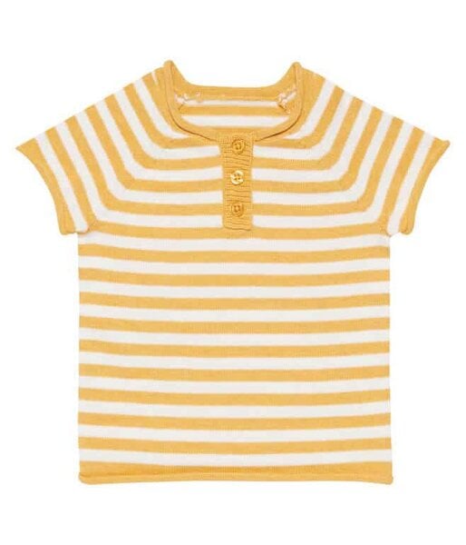 sense-organics Baby Strick Shirt * Rene gelb; navy * GOTS zertifiziert Sense Organics von sense-organics