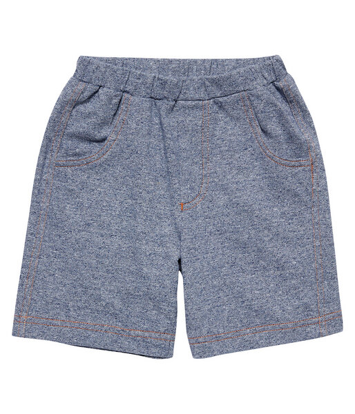 sense-organics Jungen Sweat Shorts blau melange Bio Baumwolle von sense-organics