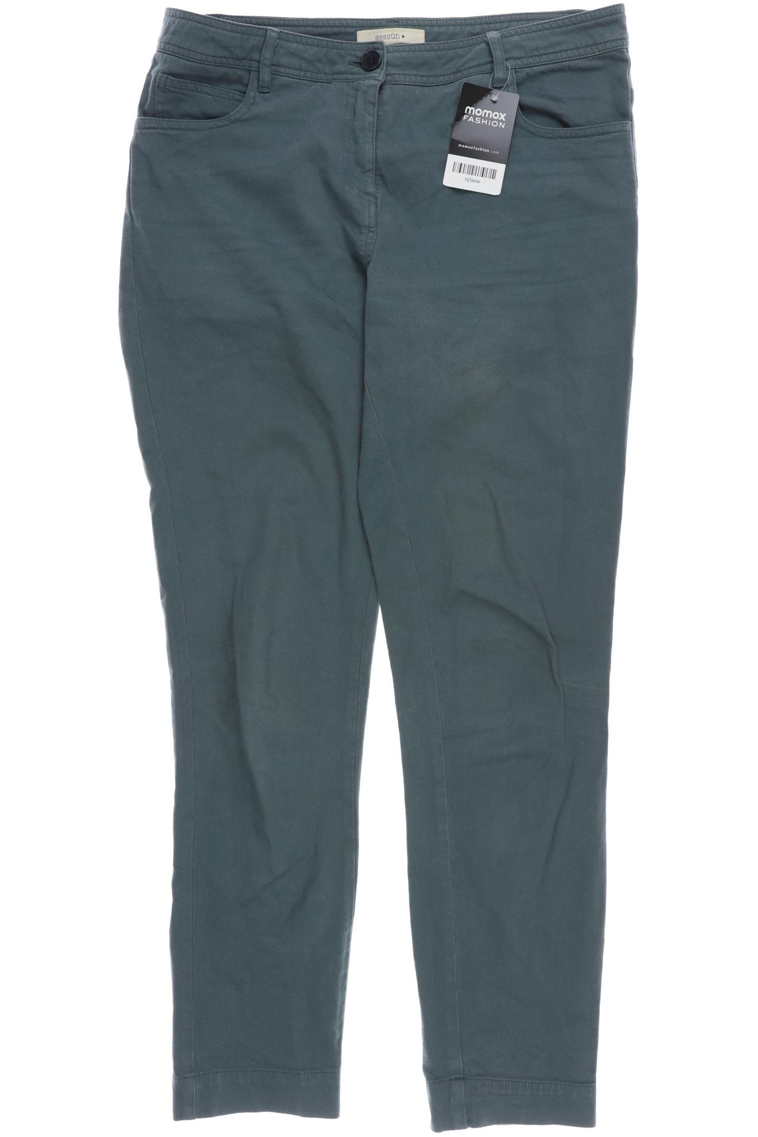 sessun Damen Stoffhose, türkis, Gr. 40 von sessun