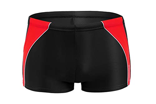 sesto senso Badehose Jungen Schwimmhose Enganliegende Bademode Swimming Shorts BD 636 S 7 Jahre 122-128 Schwarz von sesto senso