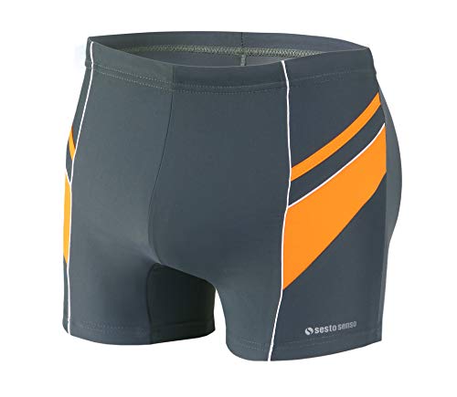 sesto senso Herren Badehose Eng Schwimmhose Enganliegende Bademode Swimming Shorts BD 357 3XL Graphit sesto senso Herren Badehose Eng Schwimmhose Enganliegende Bademode Swimming Shorts BD 357 3XL Graphit von sesto senso