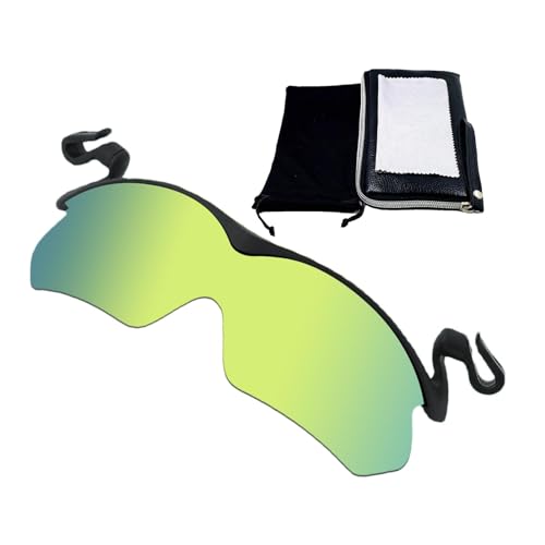 Polarisierte Clip-On-Sonnenbrille | Ultraleichter Sonnenschutz für Hut | Outdoor-Angelbrillen | Stilvolle randlose Sonnenbrille für Männer und Frauen beim Radfahren, Autofahren, Laufen, Angeln | Mühel von shjxi