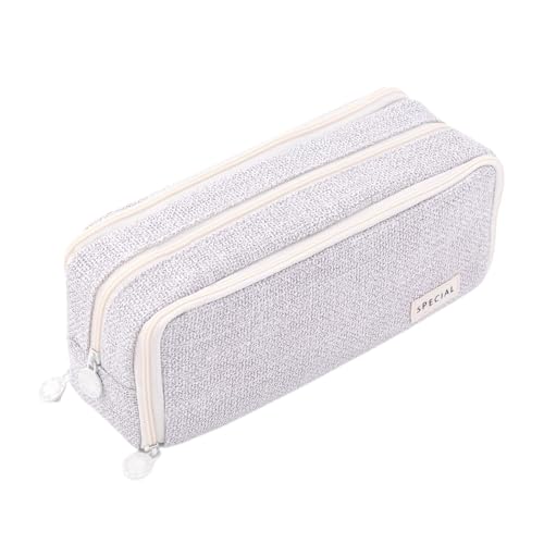 shjxi Bleistiftbeutel-Organizer, Federmäppchen mit großer Kapazität | Stift-Organizer-Beutel mit 3 Fächern - Bleistifthalter für Schulbriefpapier, Haftnotizen, Marker, Radiergummis shjxi Bleistiftbeutel-Organizer, Federmäppchen mit großer Kapazität | Stift-Organizer-Beutel mit 3 Fächern - Bleistifthalter für Schulbriefpapier, Haftnotizen, Marker, Radiergummis von shjxi