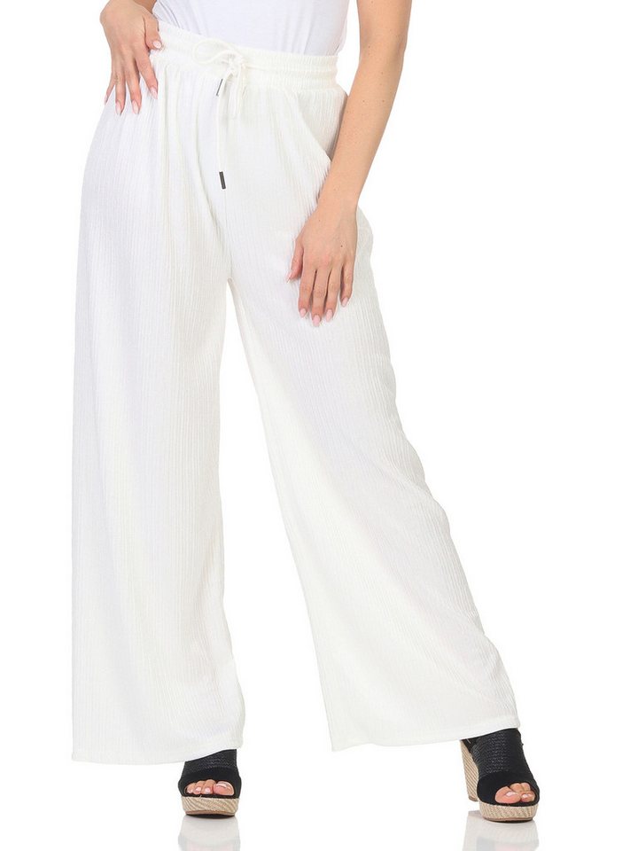 simaranda Marlene-Hose Damen Schlaghose 5020 L-Xl Weiß von simaranda