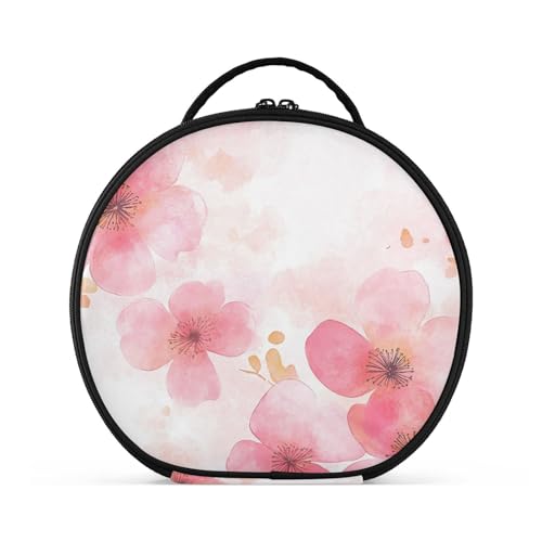 siphylline Kosmetiktasche mit Aquarell-Kunst-Blumen, Reisegröße, Zubehör, wasserdicht, Make-up-Tasche für Damen, mit verstellbaren Trennwänden, 27,9 cm siphylline Kosmetiktasche mit Aquarell-Kunst-Blumen, Reisegröße, Zubehör, wasserdicht, Make-up-Tasche für Damen, mit verstellbaren Trennwänden, 27,9 cm von siphylline