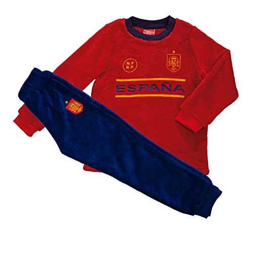 smartketing Jugend Unisex Kinder, Coralina, spanische Fußballmannschaft Pyjama, Rot-Blau, 39 von smartketing