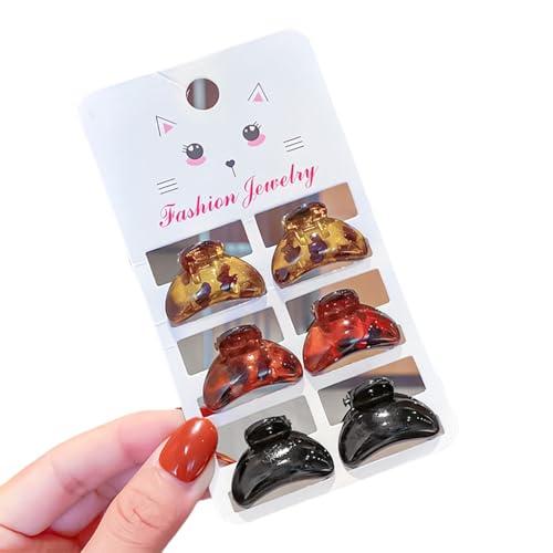 6 Stück/Set Vintage-Stil Leoparden Acryl Haarklammer Clip Ornament für modische Frauen 6 Stück/Set Vintage-Stil Leoparden Acryl Haarklammer Clip Ornament für modische Frauen von sodeber
