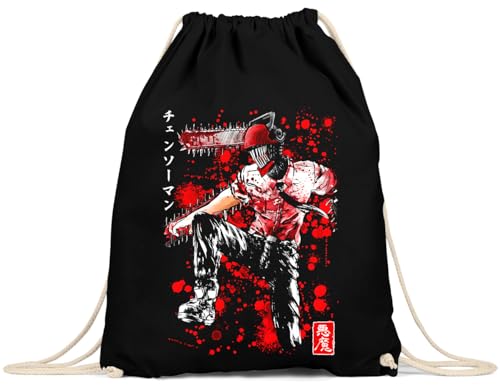 style3 Bloodbourne Man Rucksackbeutel Tasche Sportbeutel denji man anime manga cosplay chainsaw devil von style3