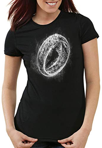 style3 Der Eine Ring Damen T-Shirt neuseeland auenland, Größe:XS von style3