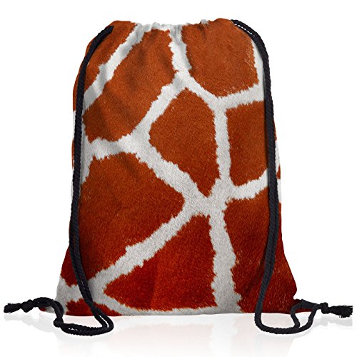 style3 Giraffenfellmuster Giraffe Rucksack Tasche Turnbeutel Sport Jute Beutel von style3