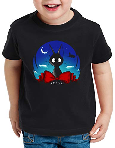 style3 Katze Jiji T-Shirt für Kinder Kikis Kleiner lieferservice Hexe Besen, Größe:104 style3 Katze Jiji T-Shirt für Kinder Kikis Kleiner lieferservice Hexe Besen, Größe:104 von style3