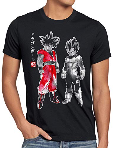 style3 Saiyajin Dragon Power Herren T-Shirt Ball Anime Japan, Größe:5XL von style3