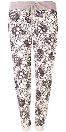 stylx Damen Jogginghose Sweatpants Größe 34-50 mit Print (J27, 38-40) von stylx