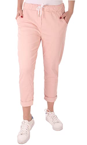 stylx Damen Jogginghose im Vintage Look Sweatpants für Freizeit Sport und Fitness (as3, Numeric, Numeric_36, Numeric_38, Regular, Regular, rosa) von stylx