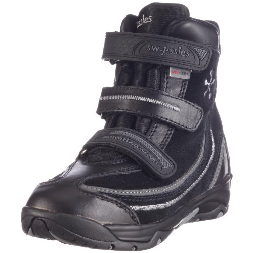 Swissies Roger BF0084L2L1AS Unisex - Kinder Stiefel, schwarz, ( schwarz / graphite ), EU 34 von Swissies