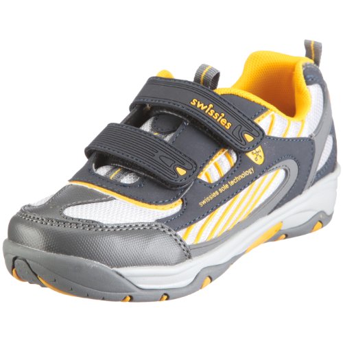 swissies Fast 000001/000002-0046, Jungen, Halbschuhe, Blau (Dark Navy/Taxi Yellow), EU 28 von swissies