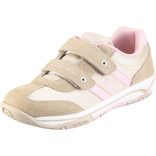 Swissies Jasmine 000002/000012-0086, Mädchen, Halbschuhe, Beige (Sand/Sand/Mid pink), EU 31 von Swissies