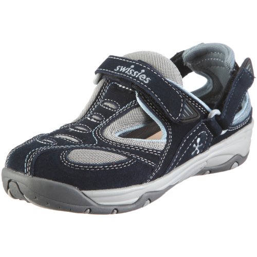 Swissies Jungen Alex Dusch-& Badeschuhe, Blau/Dark Navy/Light Grey/Avio von Swissies