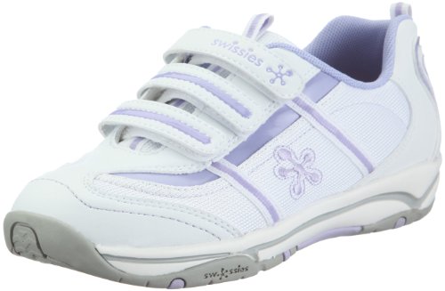 Swissies Venus 000002/000010-0079, Mädchen, Halbschuhe, Weiss (White/Lavanda/Lavanda), EU 28 von Swissies