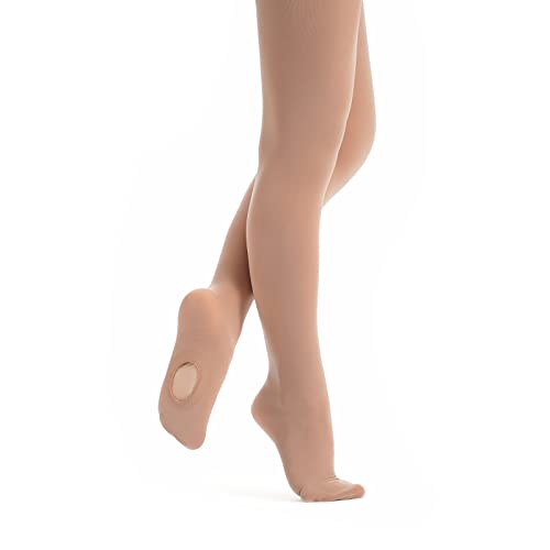 tanzmuster Ballettstrumpfhose Damen - Dana - mit Ballenloch - Bronze Größe M - Strumpfhose hautfarben fürs Ballett - Ballettkleidung für Erwachsene tanzmuster Ballettstrumpfhose Damen - Dana - mit Ballenloch - Bronze Größe M - Strumpfhose hautfarben fürs Ballett - Ballettkleidung für Erwachsene von tanzmuster