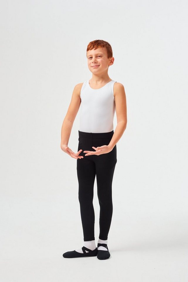 tanzmuster Leggings Balletthose Finn mit langem Bein für Jungen Leggings fürs Kinderballett von tanzmuster