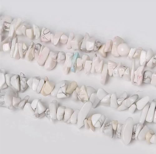 tiHtYYfs Handgemachte Perlen Unregelmäßiger natürlicher Achat-Schotter for Selbermachen, Ohrringe, Perlen, Armband, Zubehör, Materialien, 3–5 mm (Color : F) von tiHtYYfs