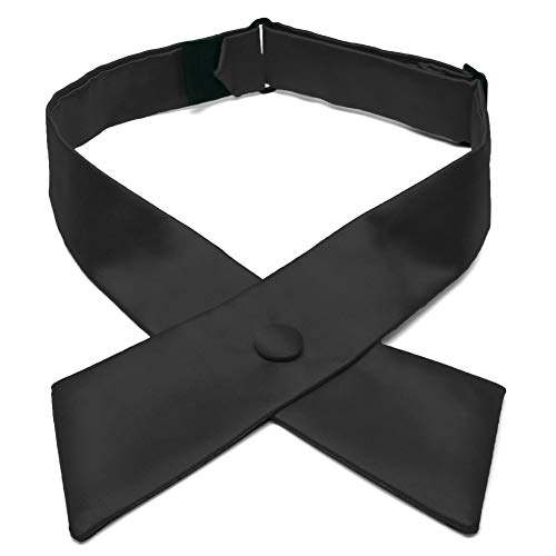 tiemart Crossover-Krawatte, Schwarz, Erwachsene tiemart Crossover-Krawatte, Schwarz, Erwachsene von tiemart