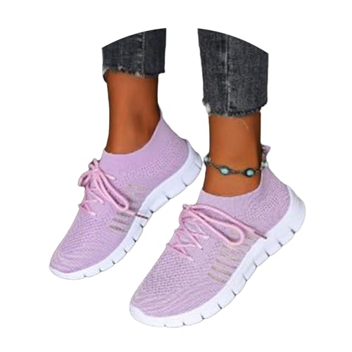 tinetill Damen Mesh Laufschuhe Turnschuhe Sneaker Schuhe Tennisschuhe Atmungsaktiv Walkingschuhe Outdoor Jogging Sportsschuhe Leichtgewichts Freizeitschuhe Straßenlaufschuhe Wanderschuhe von tinetill