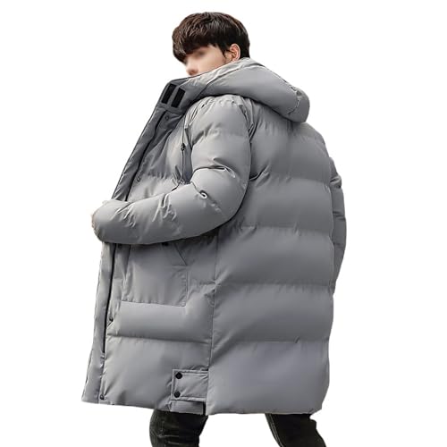 tinetill Daunenmantel Herren Lange Winterjacke Warm Pufferjacke Steppjacke mit Kapuze Parka Jacke Reißverschluss Verdicken Wintermantel Männer Thermojacke tinetill Daunenmantel Herren Lange Winterjacke Warm Pufferjacke Steppjacke mit Kapuze Parka Jacke Reißverschluss Verdicken Wintermantel Männer Thermojacke von tinetill