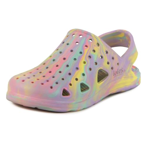 Totes SOLBOUNCE Kids Clog, Pastellfarbene Batikfärbung, 18/19 EU von totes