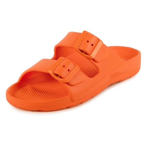 Totes Solbounce Adj Damen-Sandalen mit doppelter Schnalle, Orange, 38 EU von totes