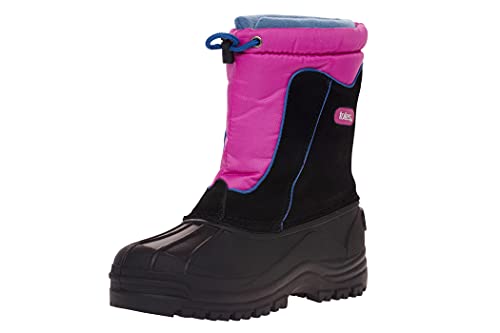 totes Kinder Unisex Action wasserdichte isolierte Schneestiefel, Schwarz/Fuchsia, 3 US Little Kid von totes