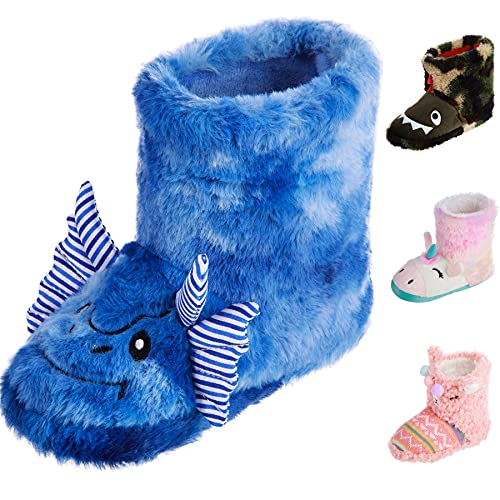 totes Stiefelschuhe, Hausschuhe für Mädchen, Kinder, Drache, 11-12 Little Kid von totes