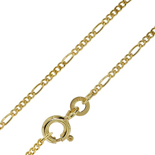 trendor Halskette 333 Gold / 8 Karat Figaro Collierkette 1,5 mm 39740-50 50 cm von trendor