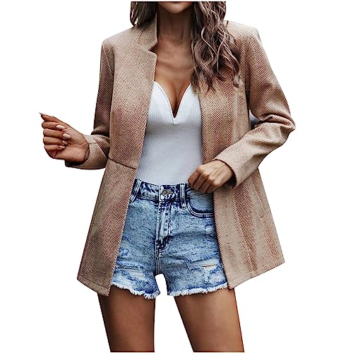 tsaChick Cardigan Damen Sommer GroßE GrößEn Mode Frauen Feste Farbe Lange Ärmel schlank Tops Bluse Anzug Outwear KSF12 von tsaChick