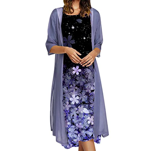 tsaChick Kleid Lang Damen Kleider Elegant Strand A-Linie Drucken Freizeitkleid Langarm Sommerkleider Boho Lose Maxi Langes Kleider Große Größe Strandkleider Mit Tüll Strickjacke tsaChick Kleid Lang Damen Kleider Elegant Strand A-Linie Drucken Freizeitkleid Langarm Sommerkleider Boho Lose Maxi Langes Kleider Große Größe Strandkleider Mit Tüll Strickjacke von tsaChick