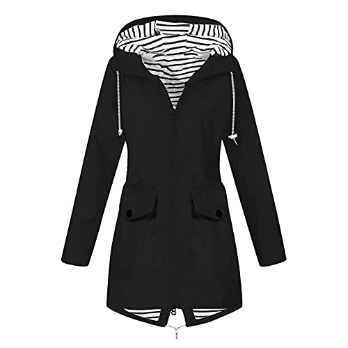 tsaChick Strickjacke Damen Grobstrick Frauen Langarm Strickmantel Mädchen Teenager Cardigan Damen Kurz Female Lang Mit Kapuze Stanzjacke Jackenmantel Strandkleid Winter Solide Zipfelsaum Coat KSW1 von tsaChick