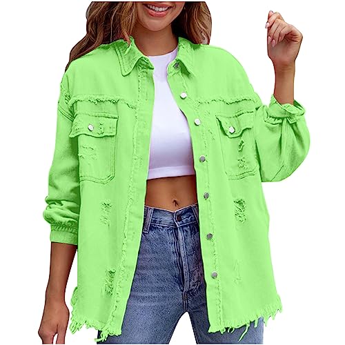 tsaChick jacke damen übergangsjacke für molligesweatjacke damen lang große größendamen jacke frühling gr 50-52 Mint Green M 36 von tsaChick