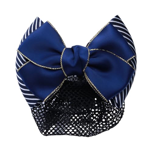 tuwiwol Modisches und Elegantes Bogen Haarnetz, professionelle Frisuren, Tuch, professionelle Haarplatte, Netztasche, elastische Haarnetze, Dicke Streifen Gold tuwiwol Modisches und Elegantes Bogen Haarnetz, professionelle Frisuren, Tuch, professionelle Haarplatte, Netztasche, elastische Haarnetze, Dicke Streifen Gold von tuwiwol