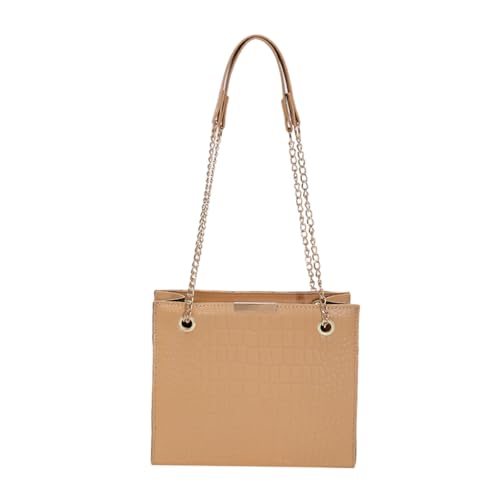 tuwiwol Umhängetasche mit großem Fassungsvermögen, modische und geräumige PU Umhängetaschen, Messenger Tasche, Umhängetaschen, Handtaschen, khaki von tuwiwol