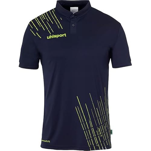 uhlsport Herren Score 26 Poly Poloshirt Und Jungs Sport-Polo, Marine/Fluo Gelb, 4XL EU von uhlsport