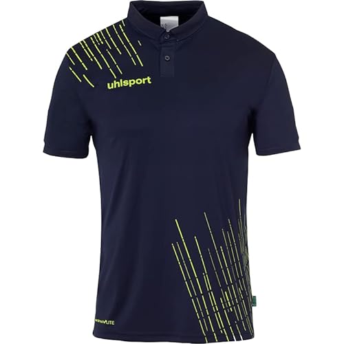 uhlsport Jungen Score 26 Poly Poloshirt Herren Und Sport-Polo, Marine/Fluo Gelb, 152 EU von uhlsport