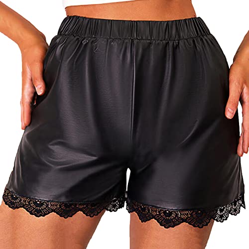 umifyxioy Hosen Damen, Damen Sexy Kunstlederhose Leder Shorts Hohe Taille PU Lederoptik Kurze Hose Push up Leder Look Lederimitat Hotpants Wetlook High Waist Kurz Lederhose Skinny Leggins Hose umifyxioy Hosen Damen, Damen Sexy Kunstlederhose Leder Shorts Hohe Taille PU Lederoptik Kurze Hose Push up Leder Look Lederimitat Hotpants Wetlook High Waist Kurz Lederhose Skinny Leggins Hose von umifyxioy
