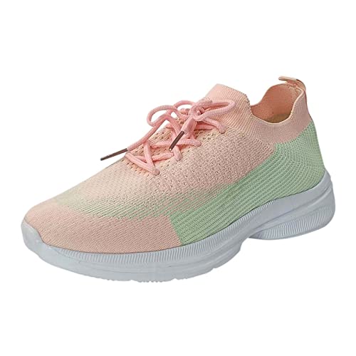 umifyxioy Sneaker Damen, Damen Sneaker Freizeitschuhe Sneaker Mesh Turnschuhe Slip On Sneaker rutschfeste Walkingschuhe Trekking Outdoor Wanderschuhe Workout Jogging Atmungsaktiv Sportschuhe von umifyxioy