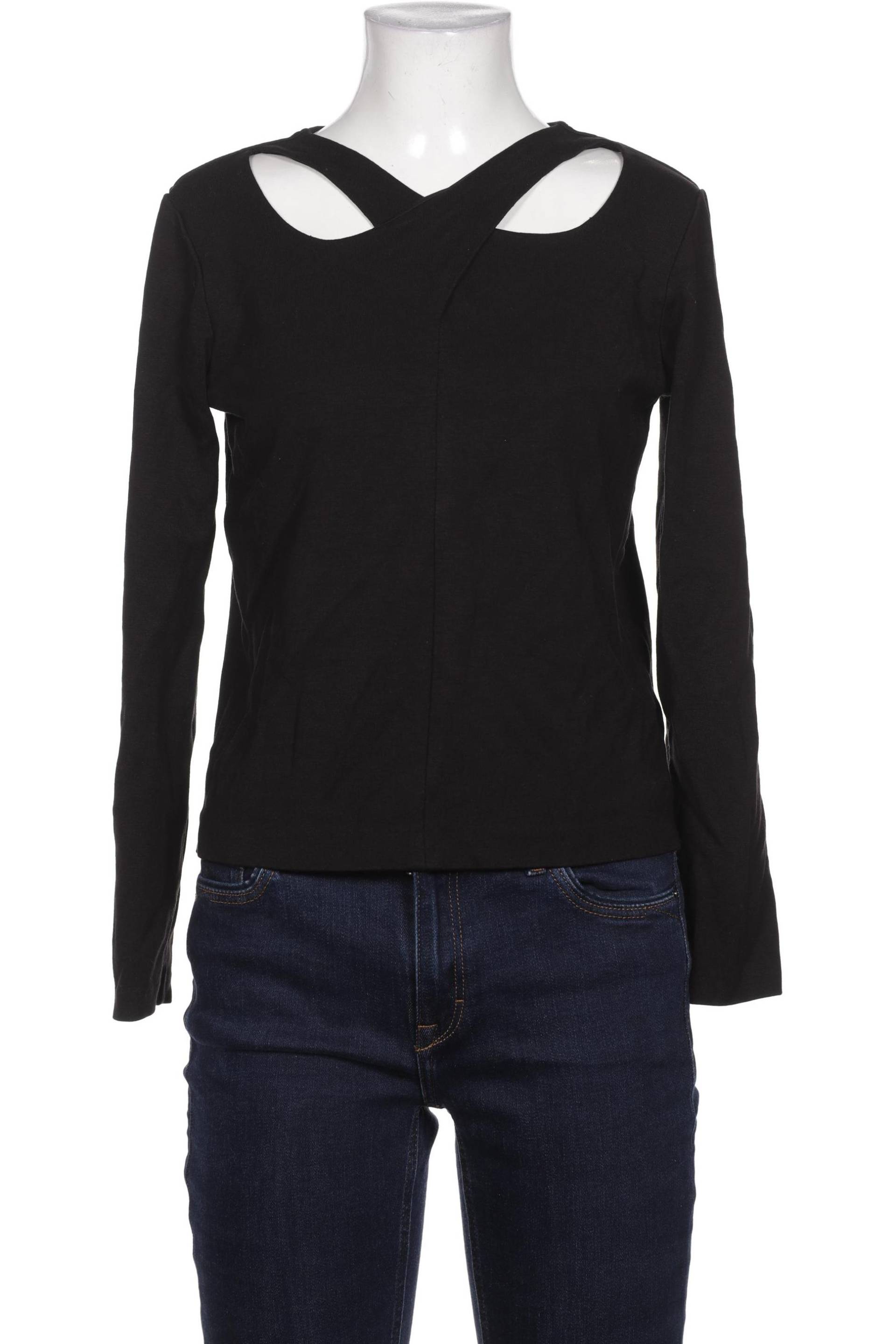 & Other Stories Damen Langarmshirt, schwarz, Gr. 36 von & Other Stories