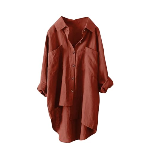 Musselin Bluse Damen, Leinenbluse Damen Sommer Herbst Langarm Große Größen Tunika V-Ausschnitt Hemdbluse Blusenkleid Leinen Elegant Longbluse Blusenshirt Mittelalter Tuniken Damenblusen Musselin Bluse Damen, Leinenbluse Damen Sommer Herbst Langarm Große Größen Tunika V-Ausschnitt Hemdbluse Blusenkleid Leinen Elegant Longbluse Blusenshirt Mittelalter Tuniken Damenblusen von unilarinna