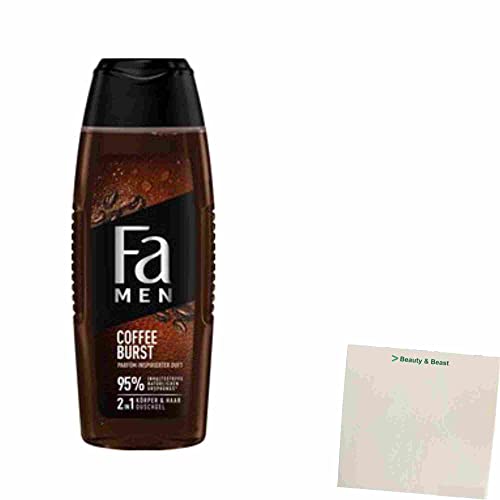 Fa Men Duschgel Coffee Burst 2in1 (250ml Flasche) + usy Block von usy